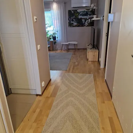 Arctic Aurora In A Traditional Finnish Apartamento