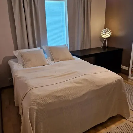 Arctic Aurora In A Traditional Finnish Apartamento