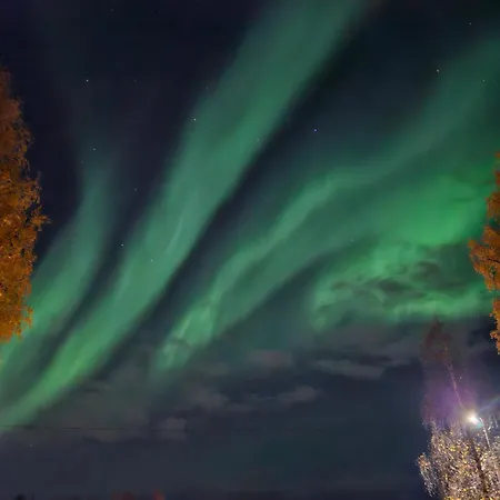 Apartamento Arctic Aurora In A Traditional Finnish *